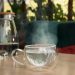 Still life hot water arrangement